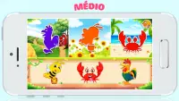 Jogos de quebra cabeça animais : jogos infantis Screen Shot 1