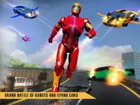 Flying Robot Car Games - Robot Shooting Games 2021 Screen Shot 12
