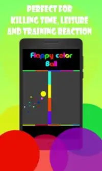 Flappy Color Ball Screen Shot 2