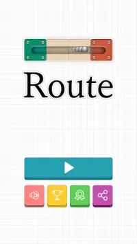 Route - slide puzzle game Screen Shot 2