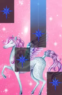 Pegasus Piano Pony Tiles : Unicorn Horn Horse Game Screen Shot 1