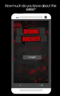 Trivia Walking Dead English Screen Shot 3