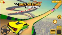 Crazy Car Stunts Simulator: Car Stunt Driving 3D Screen Shot 0