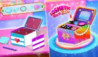 Makeup Kit Cakes - Cosmetic Box Cake Cooking Screen Shot 2