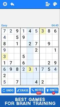Sudoku Grátis - Jogos Clássicos de Quebra-Cabeça Screen Shot 2