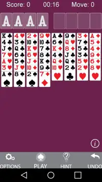 FreeCell Solitaire Mini Screen Shot 1
