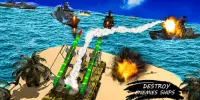 Missile Launcher Battleship:Island Naval Attack Screen Shot 1