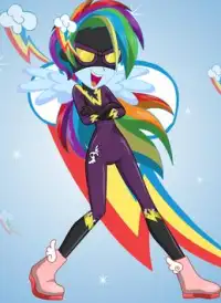 Dress up Fluttershy Rarity Rainbow Dash Pony Girl Screen Shot 5