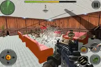 House Interior Destruction Shooting Sim Screen Shot 0