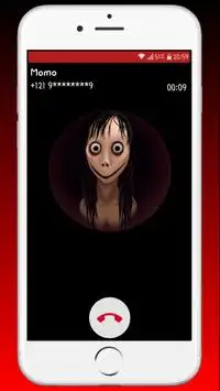 Creepy Momo  Fake Call  And Video Call Joke Screen Shot 1