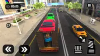 شاحنة نقل متعددة المستويات: ألعاب مواقف السيارات Screen Shot 3