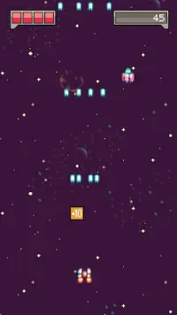 Space Ranger 2D: Pixel Shooter Old School FREE Screen Shot 5