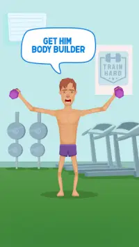 Tough Muscle Man- Gym Clicker Game Screen Shot 2