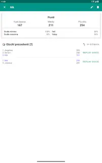 Scheda punteggio Yatzy Screen Shot 22