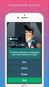 Millionaire Quiz Screen Shot 3