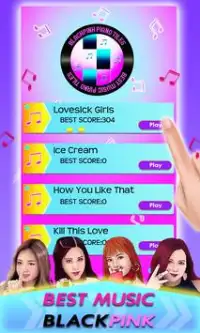 Lovesick Girls - BLACKPINK Piano Tiles KPOP Screen Shot 0