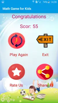 Math Game for Kids Screen Shot 3