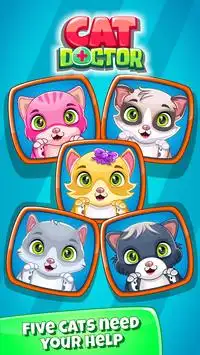 Virtual Cat Doctor: Pet Vet Games Screen Shot 2