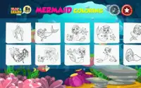 Mermaid cuốn sách trang màu Screen Shot 6