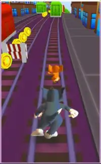 Subway Tom Run Jerry Adventure Screen Shot 0