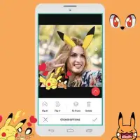 Selfie Stickers for pokémon GO Screen Shot 0