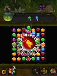 Secret Jungle - Match 3 Jewels Screen Shot 18