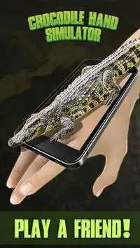 Simulador de mão de crocodilo Screen Shot 0