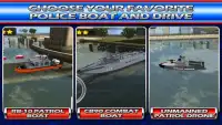 Police Boat Parking : 3D Race Screen Shot 16