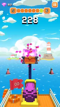 Blocky Tower - Knock Box Balls Ultimate Knock Out Screen Shot 7