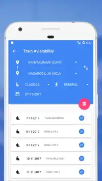 Live Train Status, PNR Status & Indian Rail Info Screen Shot 5
