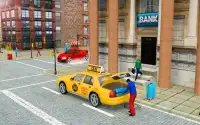 City Taxi Driver Cab Sim 2018 Pick & Drop Game Screen Shot 2