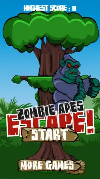 Zombie Apes Escape! Screen Shot 0