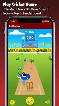 CrickBatting - IPL 2021 Free Online Cricket Game Screen Shot 0