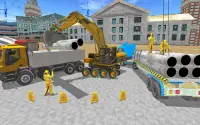Sand penggali trak Sim 2016 Screen Shot 5