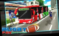 Rugby Fan autobús 3D Conductor Screen Shot 0