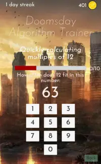 Doomsday Algorithm Brain Trainer Screen Shot 2