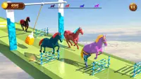 Лошадь Бегать Bесело Гонка 3D Screen Shot 1