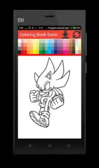 Coloring Book Sonic Screen Shot 0