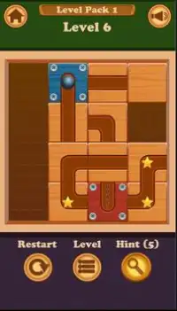 Unblock Roll Ball Puzzle Screen Shot 1