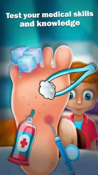 Lekarz Gry - Klinika Uszu, Ręki, Stóp, Oczy Screen Shot 1