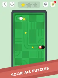 Roll Ball Puzzle: Snooker Screen Shot 1