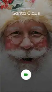 Santa claus video call simulator Screen Shot 0