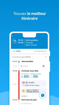 Assistant SNCF - Transports : Trafic & Trajets Screen Shot 1