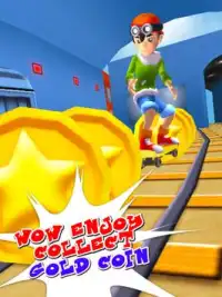 3D Subway Rail Skaters Rush Screen Shot 2