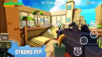 Block Gun: PVP Savaş FPS Silah Online Oyunları Screen Shot 2