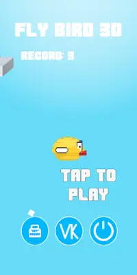 Fly Bird 3D - Play for Free! Tap to fly Screen Shot 0