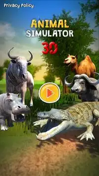 Animale Simulatore 3D - Coccodrillo ecc. Screen Shot 0