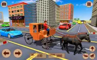 Horse Cart Taxi Transport Game Screen Shot 2