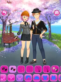 Anime Couples Dress Up Game Screen Shot 19
