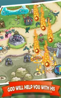 디펜스게임 2: 타워 디펜스 전쟁 영웅 전략 시뮬레이션 게임을 플레이하세요 Screen Shot 4